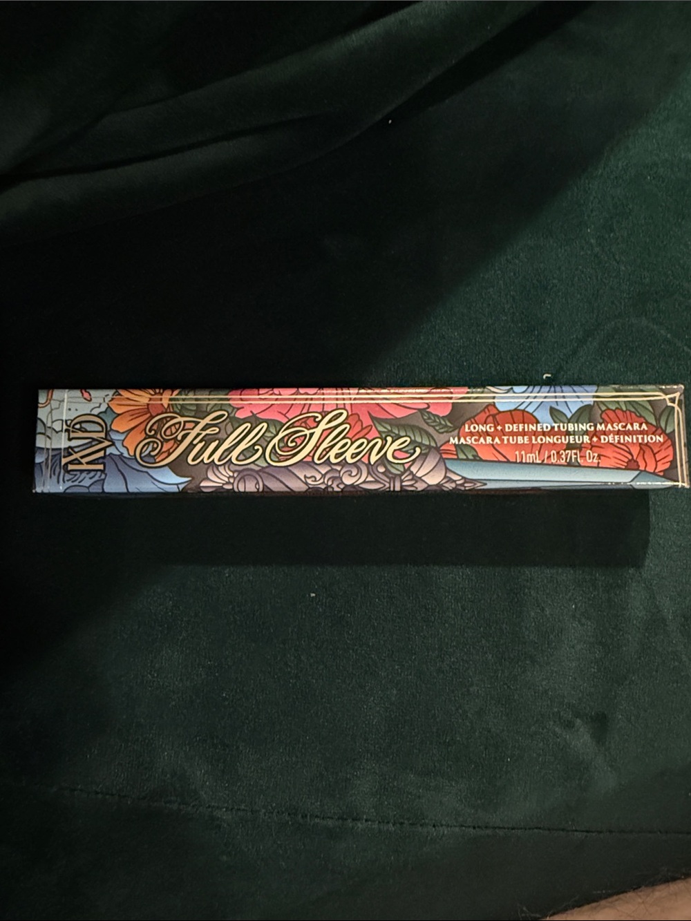 KVD Full Sleeve Mascara Box - Multicolor Floral Design